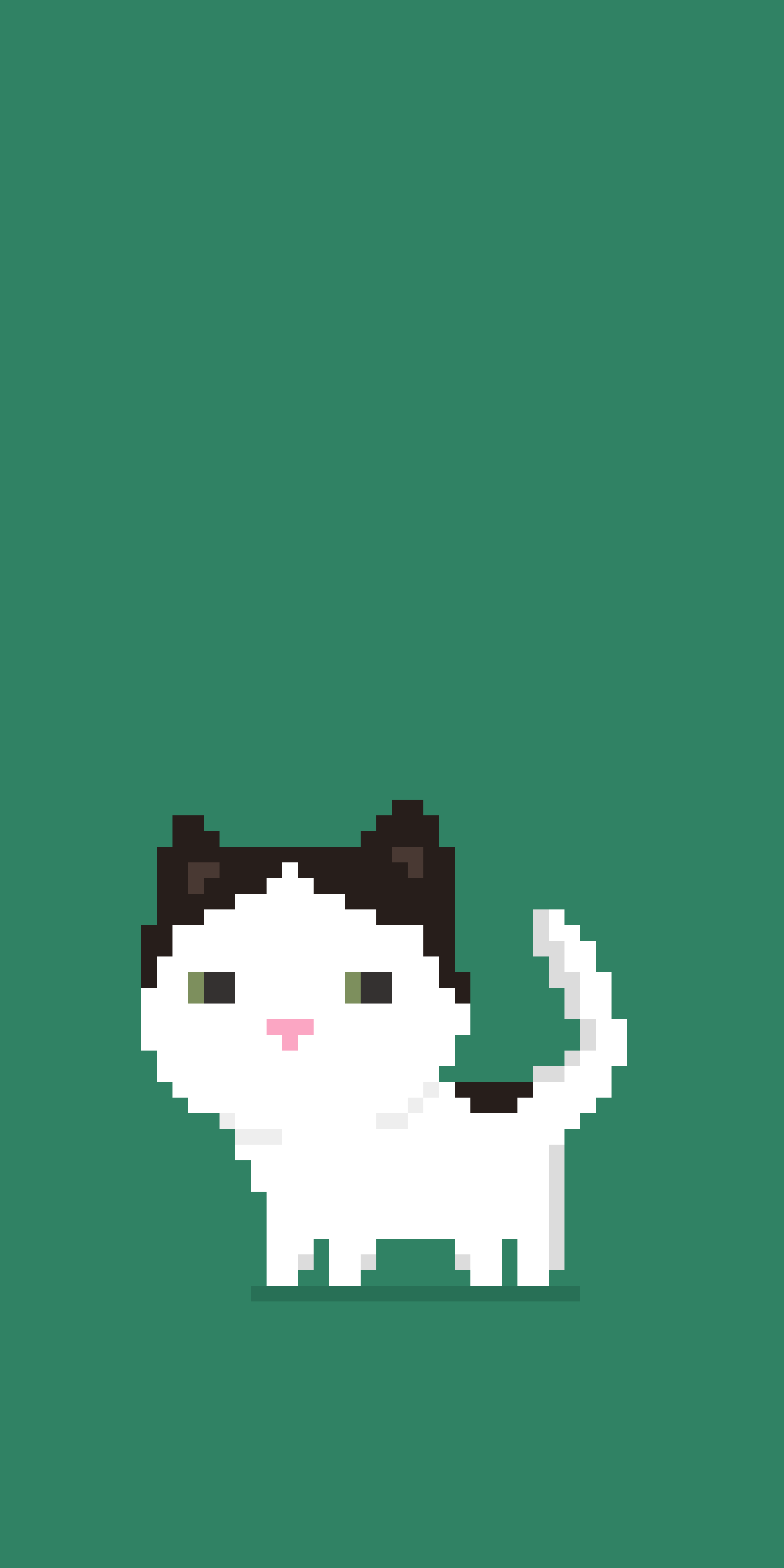 MonkeyCatLuna in Green
