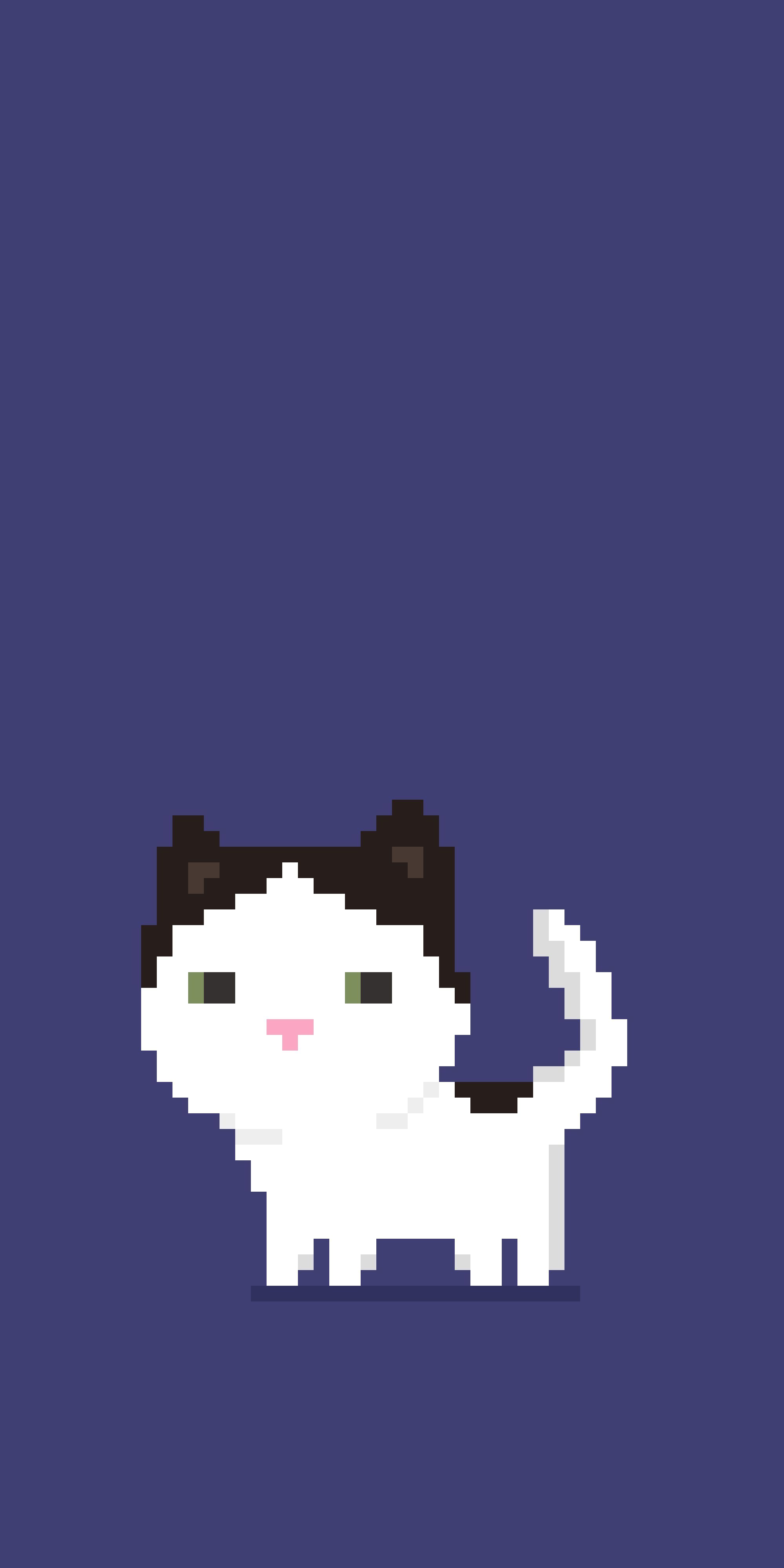 MonkeyCatLuna in Purple